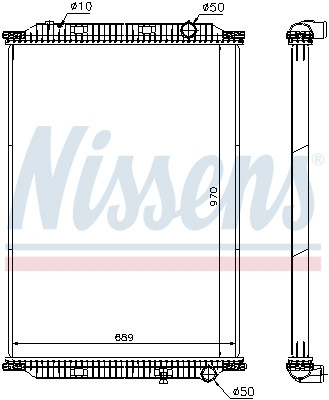 NISSENS Kühler, Motorkühlung