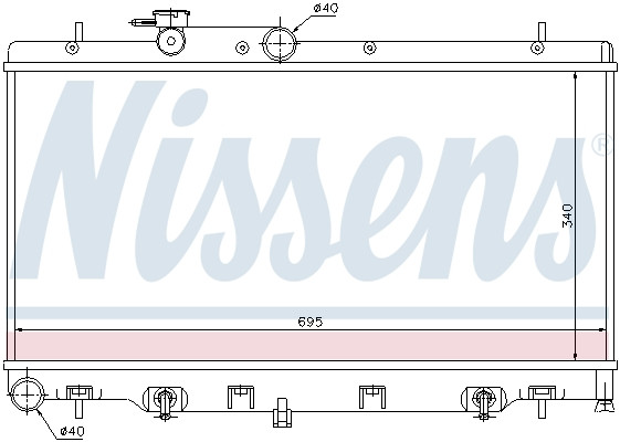 NISSENS Kühler, Motorkühlung