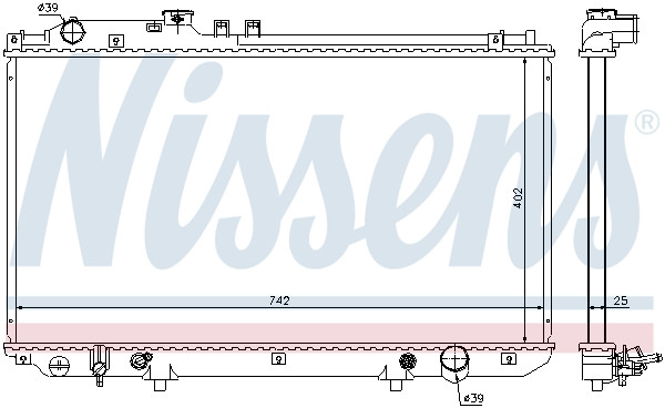 NISSENS Kühler, Motorkühlung
