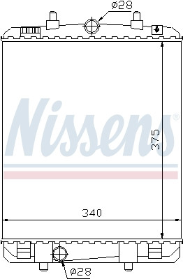 NISSENS Kühler, Motorkühlung