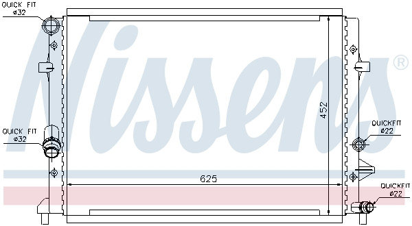 NISSENS Kühler, Motorkühlung