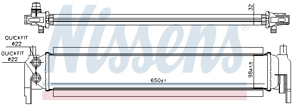 NISSENS Kühler, Motorkühlung