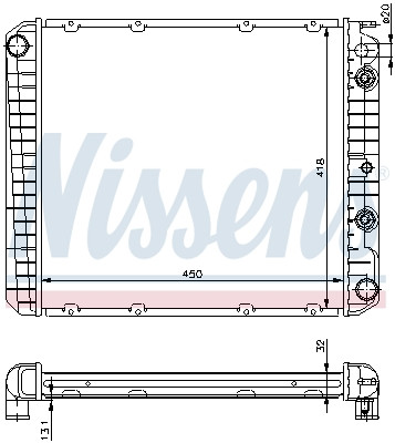 NISSENS Kühler, Motorkühlung