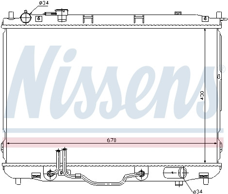 NISSENS Kühler, Motorkühlung