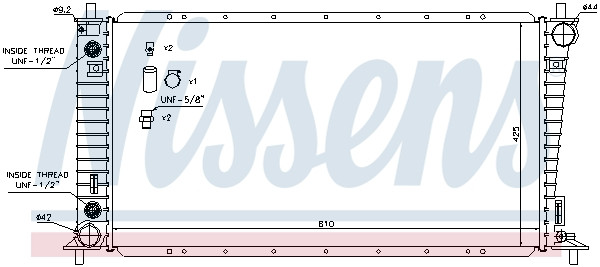 NISSENS Kühler, Motorkühlung
