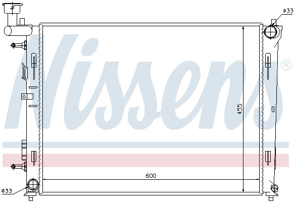 NISSENS Kühler, Motorkühlung