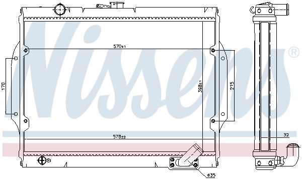 NISSENS Kühler, Motorkühlung