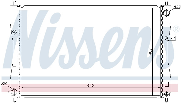 NISSENS Kühler, Motorkühlung