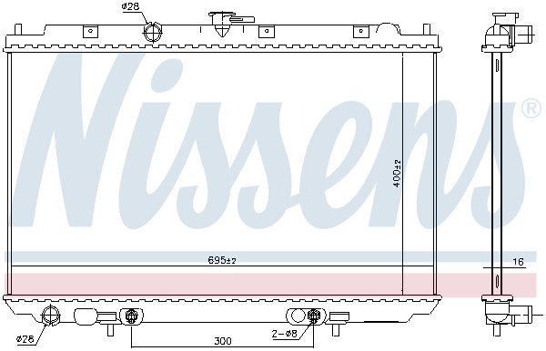 NISSENS Kühler, Motorkühlung