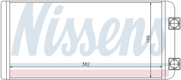 NISSENS Wärmetauscher, Innenraumheizung