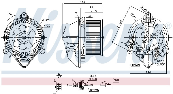 NISSENS Elektromotor, Innenraumgebläse