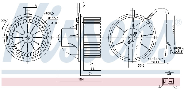 NISSENS Elektromotor, Innenraumgebläse