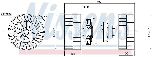 NISSENS Elektromotor, Innenraumgebläse