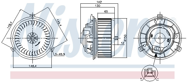 NISSENS Elektromotor, Innenraumgebläse