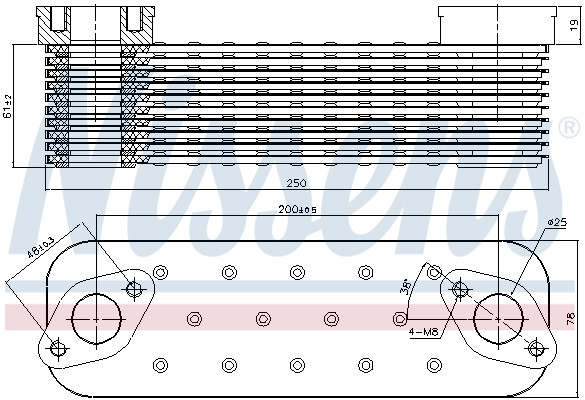 NISSENS Ölkühler, Motoröl