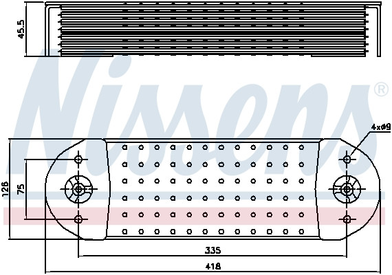 NISSENS Ölkühler, Motoröl
