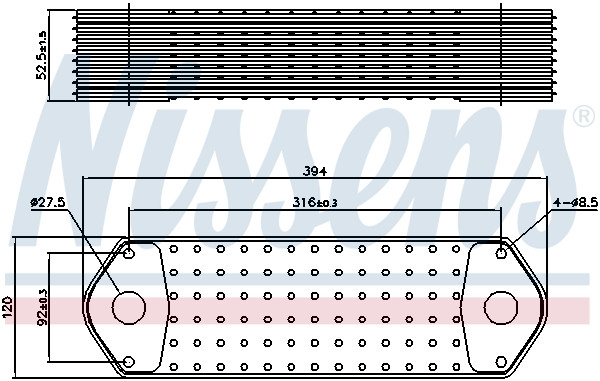 NISSENS Ölkühler, Motoröl