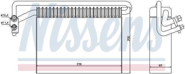 NISSENS Verdampfer, Klimaanlage