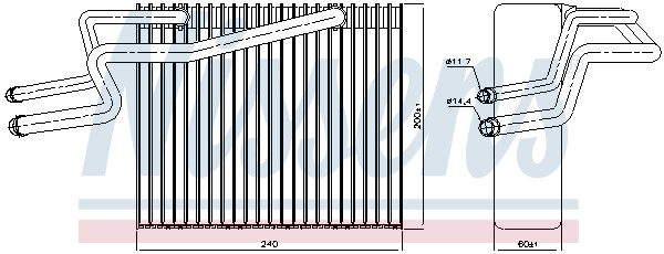 NISSENS Verdampfer, Klimaanlage