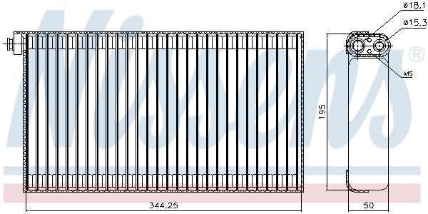 NISSENS Verdampfer, Klimaanlage