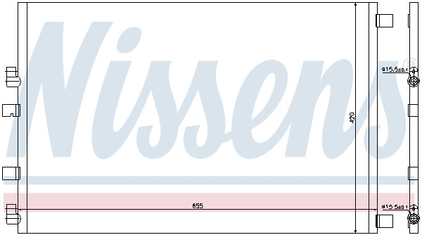 NISSENS Kondensator, Klimaanlage