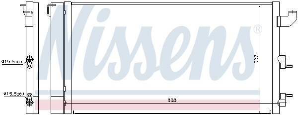 NISSENS Kondensator, Klimaanlage