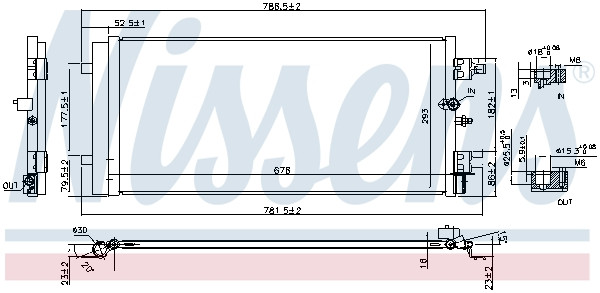 NISSENS Kondensator, Klimaanlage