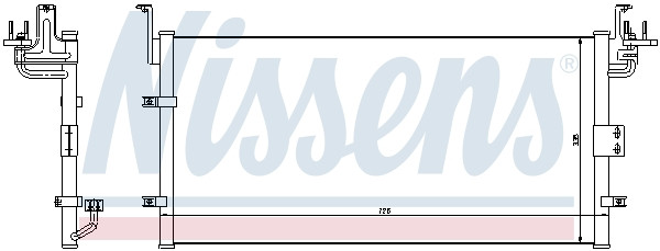 NISSENS Kondensator, Klimaanlage