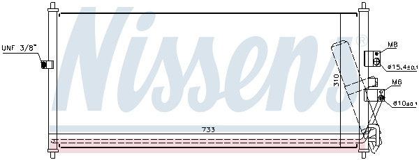 NISSENS Kondensator, Klimaanlage