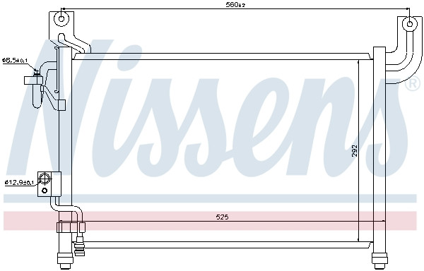 NISSENS Kondensator, Klimaanlage