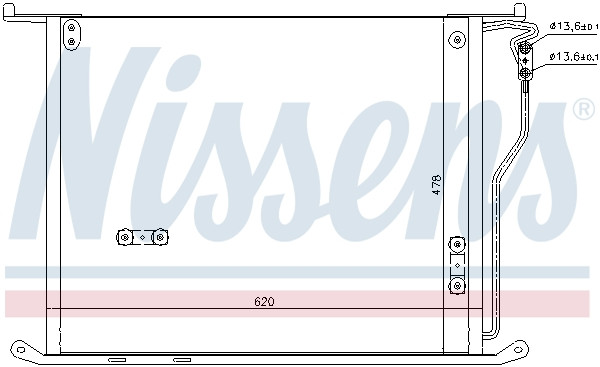 NISSENS Kondensator, Klimaanlage
