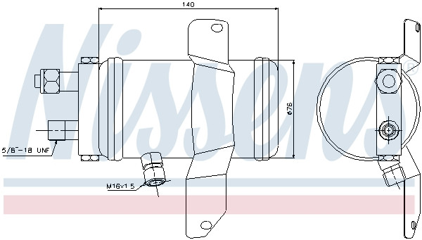 NISSENS Trockner, Klimaanlage