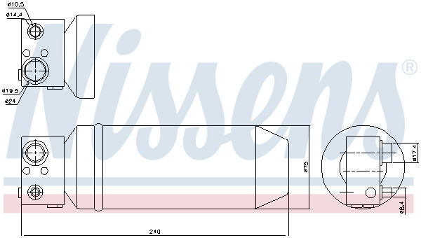 NISSENS Trockner, Klimaanlage