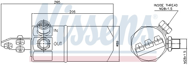 NISSENS Trockner, Klimaanlage