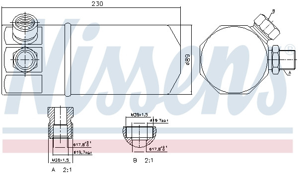 NISSENS Trockner, Klimaanlage