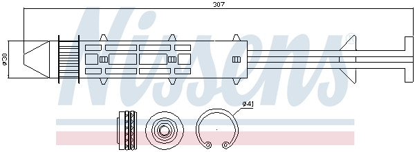 NISSENS Trockner, Klimaanlage