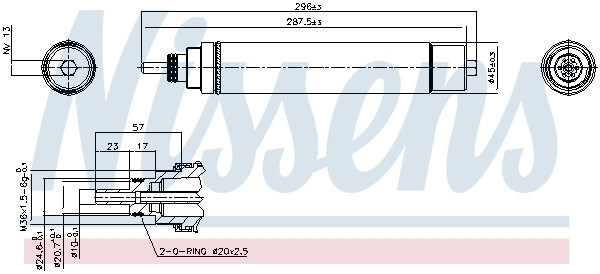 NISSENS Trockner, Klimaanlage