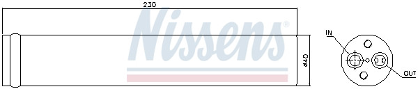 NISSENS Trockner, Klimaanlage