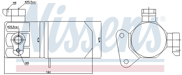 NISSENS Trockner, Klimaanlage