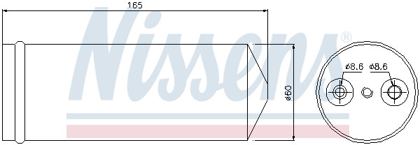 NISSENS Trockner, Klimaanlage