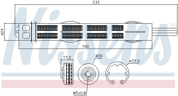 NISSENS Trockner, Klimaanlage