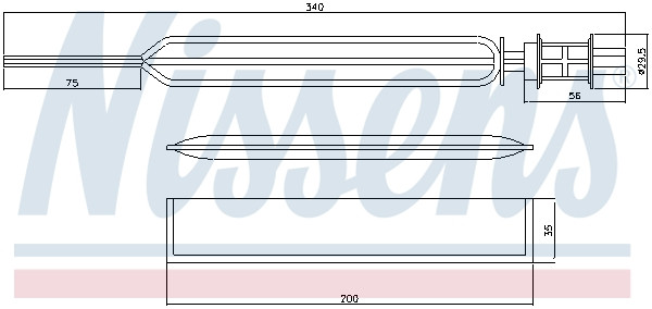 NISSENS Trockner, Klimaanlage