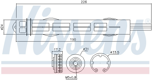 NISSENS Trockner, Klimaanlage