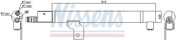 NISSENS Trockner, Klimaanlage