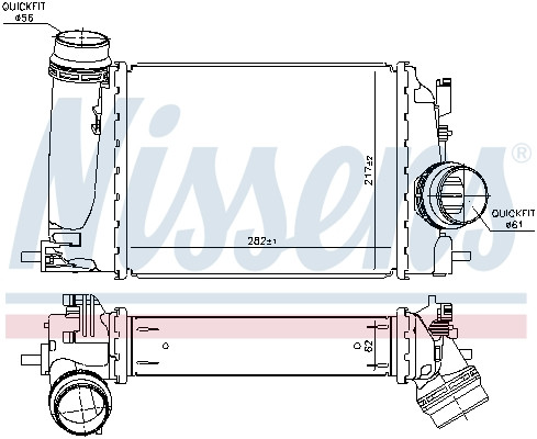 NISSENS Ladeluftkühler