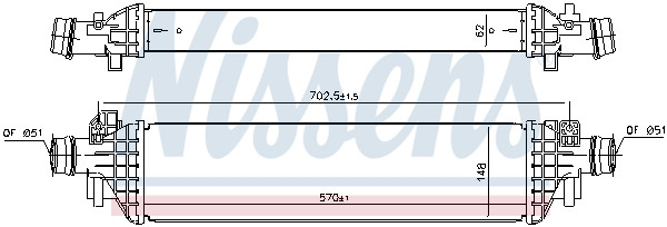 NISSENS Ladeluftkühler