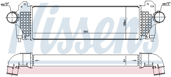 NISSENS Ladeluftkühler