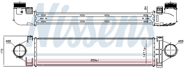 NISSENS Ladeluftkühler