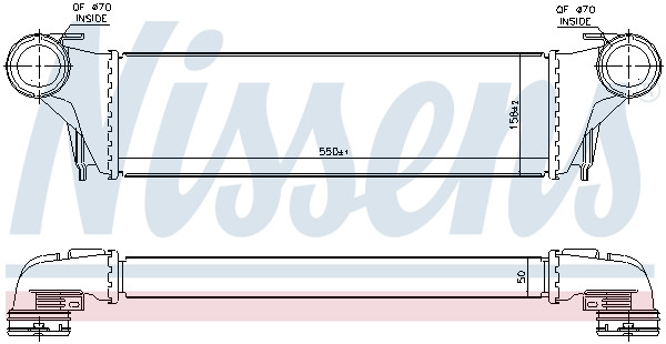 NISSENS Ladeluftkühler
