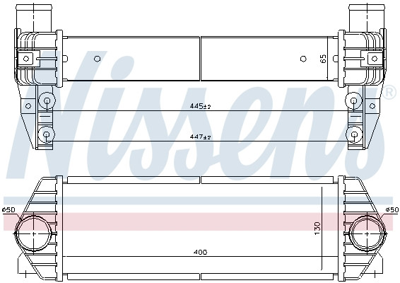 NISSENS Ladeluftkühler